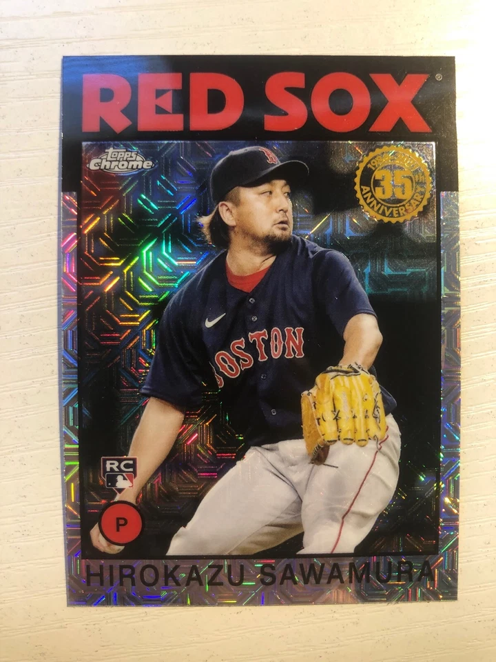 2021 Topps Update Silver Pack 1986 Parallel Hirokazu Sawamura Red Sox RC 86C46 - Image 1 of 1