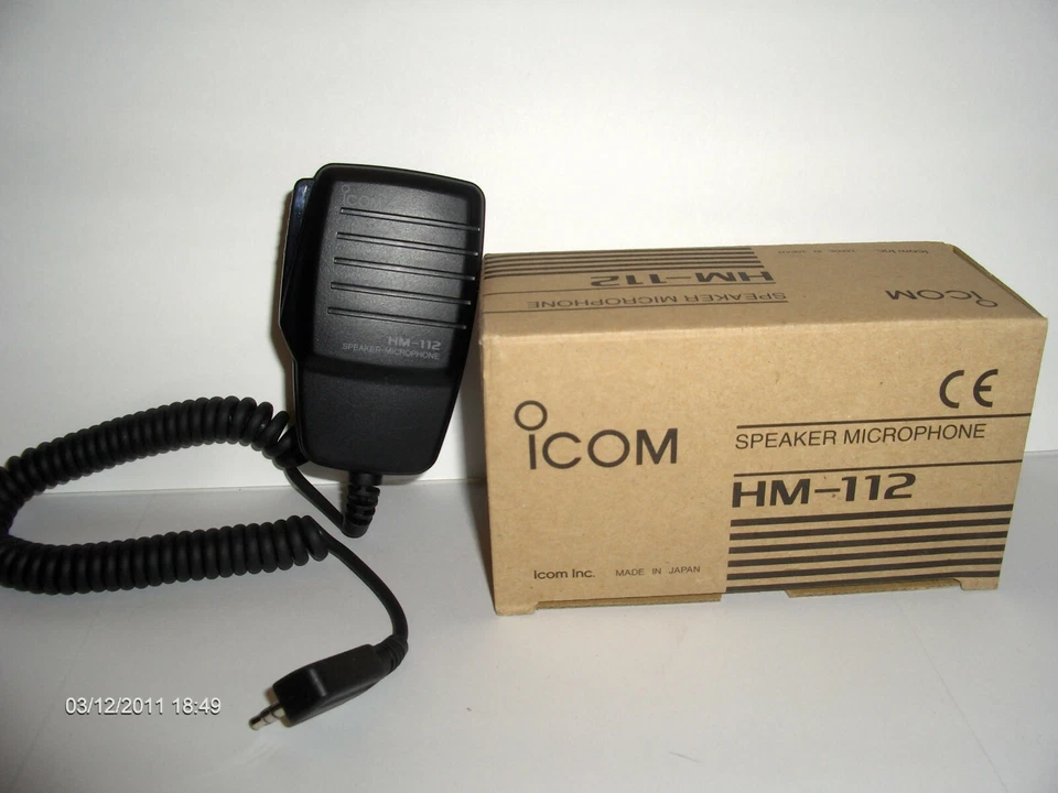 HM-112 MICROALTAVOZ MANO ICOM ORIGINAL NUEVO IC-A22E IC-A3 IC-A3E HM-173 ULTIMOS - Imagen 1 de 1
