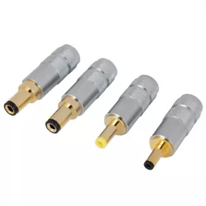 1pc Gold Plated 2.5/ 2.1 /1.7/1.3 DC Power Plug DC Power Cable Connector Jack - Picture 1 of 16