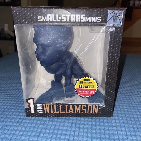 Zion Williamson Pelicans IconAI Mini 6" NBA smALL-STARS Ultra Rare black New Cover