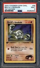 2000 Pokemon Gym Challenge 1st Edition Brock's Geodude 68/132 Common PSA 9 MINT
