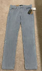 Polo Jeans Ralph Lauren Blue￼& White Striped Stretch The Tompkins Skinny Jeans￼