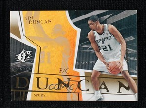 2003-04 SPx Spectrum /25 Tim Duncan #76 HOF