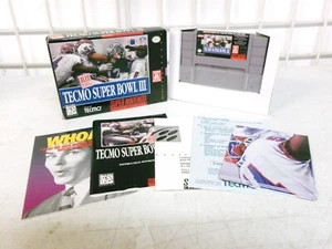 TECMO SUPER BOWEL 3 SNES SUPER NINTENDO CIB KOMPLETT 1994 #21 - Bild 1 von 12