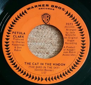 Petula Clark - The Cat In The Window / Fancy Dancin' Man (1967) 45rpm 7073 - Bild 1 von 2