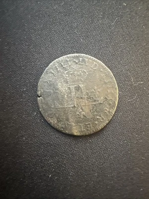 1711 French/US Colonial 30 Deniers Silver Mousquetaire - Image 1 of 2