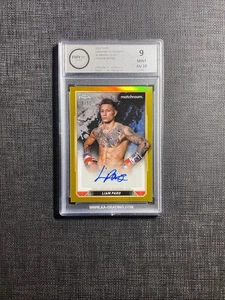 Liam Paro Autograph Numbered 15/50 Topps Chrome Boxing AA-Grading 9 Mint - Picture 1 of 2