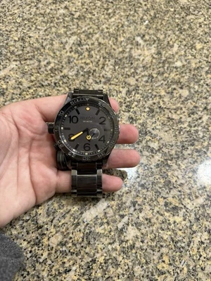 Nixon 51-30 Chrono Black Gold Dial Men's Watch 51MM - Image 1 of 4