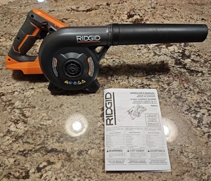 Soffiatore compatto da cantiere RIDGID R86043 18V con manuale nuovo, fuori produzione - Foto 1 di 8