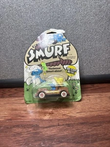 1982 Ertl #1465 1:64 scale Smurf Redwood Smurf-about diecast car NIP - Picture 1 of 3