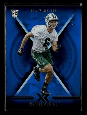 2017 Panini XR #103 Chad Hansen Blue #/199 - Image 1 of 2