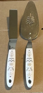 Vintage  Kitchen Utensils Flint Arrowhead Stainless Harvest Wheat Cake Spatula - Picture 1 of 18