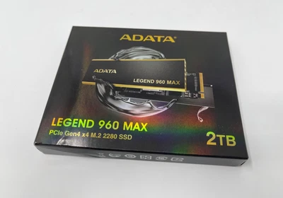 ADATA Legend 960 MAX 2TB M.2 NVMe Internal SSD ALEG-960M-2TCS NEW SEALED - Image 1 of 4