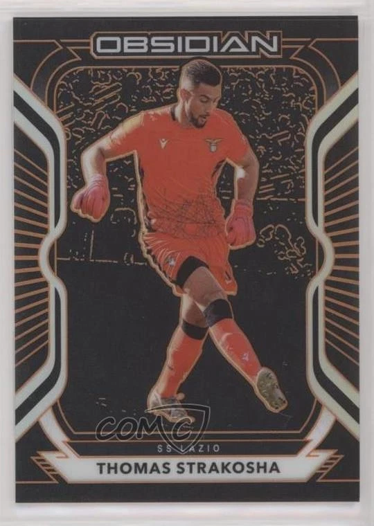 2020-21 Panini Obsidian Electric Etch Orange /50 Thomas Strakosha #62 - Image 1 of 2