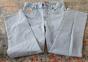 Empyre Mens 26 Light Wash Loose Fit Baggy Skate Jeans Adjutsable Waist Y2K VTG - Picture 1 of 7