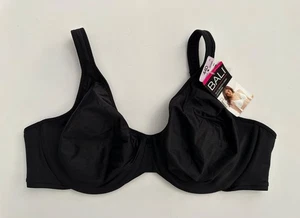 Nuevo sujetador Bali negro DF3383 suavizante con aros 44D precio de venta sugerido por el fabricante 44 USD - Imagen 1 de 5