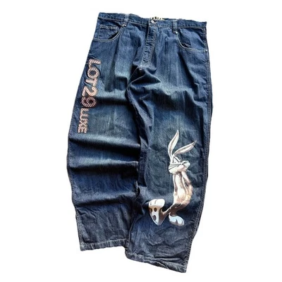 Vintage Y2K Lot 29 Luxe Bugs Bunny Looney Tunes Warner Brothers RARE Jeans - Image 1 of 4