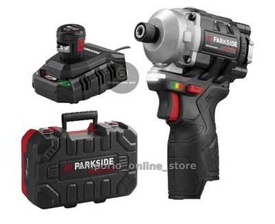Avvitatore impulsi impatto 170Nm PARKSIDE PERFORMANCE PDSSAP 12 + BATTERIA 2,5Ah - Immagine 1 di 4