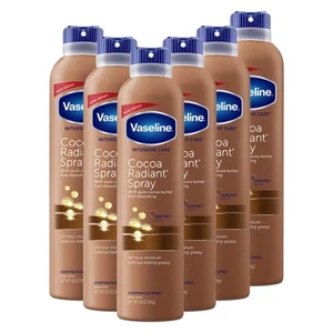 Vaseline Cocoa Radiant Spray On Lotion 6.5oz Pack of 6 Deep Moisturizer - Picture 1 of 7