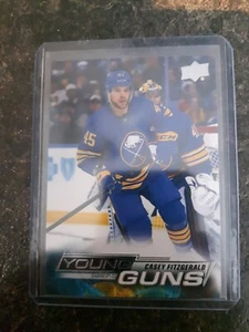 2022-23 Upper Deck Series 2 Young Guns Casey Fitzgerald YG RC Card# 498 - Picture 1 of 2