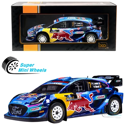 Ixo Models 1:18 Ford Puma Rally1 #7 P-L.Loubet – N.Gilsoul Rally Sweden 2023 - Image 1 of 3