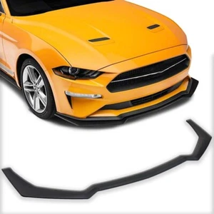 FRONT BUMPER CHIN LIP SPOILER SPLITTER FOR FORD MUSTANG GT ECOBOOST 2018-2022 - Picture 1 of 10