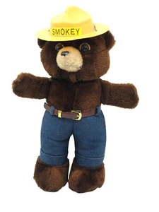 Vintage 1980 Dakin Smokey the Bear Plush Toy with Hat - Picture 1 of 7