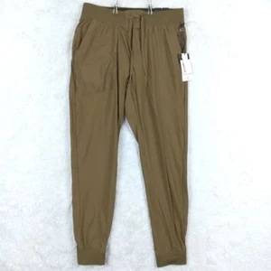 Kenneth Cole Mens Pants Jogger Active Dark Tobacco Brown Lightweight M New - Picture 1 of 11
