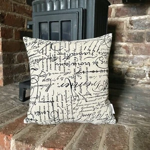 83. Handmade Shabby Chic 1771 Natural LINEN Cotton Cushion Cover.Various sizes - Picture 1 of 3