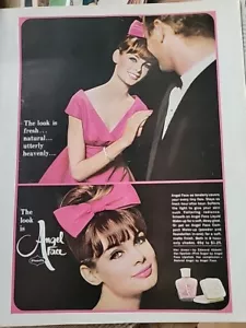1964 Pond's Angel Face Makeup Powder Compact Vintage Ad - Picture 1 of 1