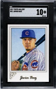 2017 Topps Gallery #51 Javier Baez SGC 10 Gem Mint - Picture 1 of 2