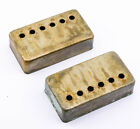 AGP ™ - Aged Relic Chrome Humbucker Cover Set 50mm Pole Spacing #314243