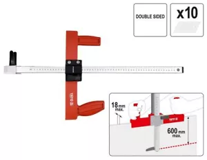 Gipskartonschneider Plattenschneider Doppelgriff Trockenbau Streifenschneider - Bild 1 von 8