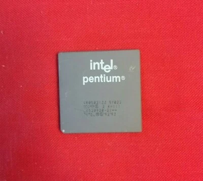 ✅ Rare Vintage Intel Pentium 133 Processor CPU SY022  I133 Good Working - Image 1 of 2
