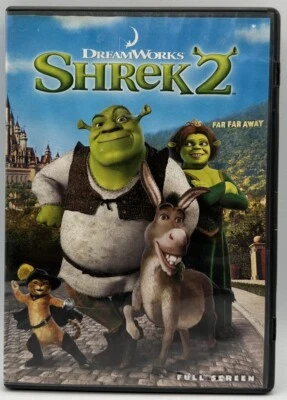 Shrek 2 DVD Full Screen  Eddie Murphy Mike Myers Cameron Diaz Animated 2004 - Image 1 of 3