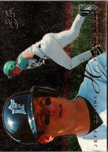 1995 Flair Jeff Conine #137 Florida Marlins Baseball Card