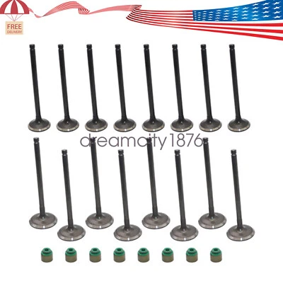 Se adapta a válvulas de admisión y escape Hyundai Accent Kia Rio 1,6 L 2012-2018 + sellos de vapor Foto 1 de 4