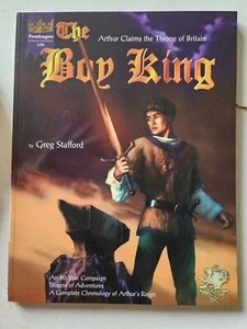 The Boy King libro Pendragon chaosium arthurian arthur RPG juego de rol - Imagen 1 de 6