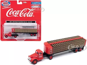 1941-1946 CHEVROLET FLATBED BOTTLE TRAILER "COCA-COLA" 1/87 (HO) BY CMW 31207 - Picture 1 of 2