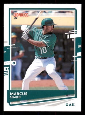 2020 Donruss Marcus Semien #92  Oakland Athletics - Image 1 of 2