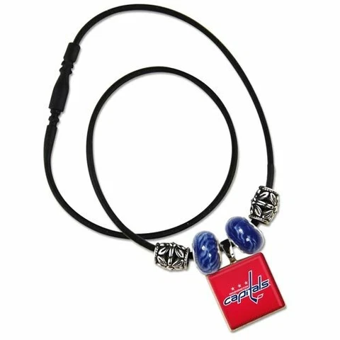 Washington Capitals Lifetiles Necklace w/Accents Cover