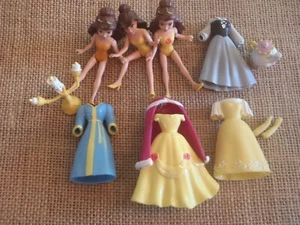 Polly Pocket Disney Princesa Bella La Bella y la Bestia Lote Vestidos Muñeca Q48 - Imagen 1 de 6