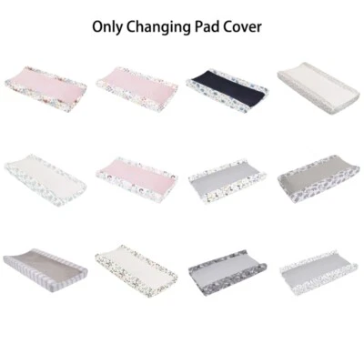 Breathable Floral Changing Table Sheet Infant Changing Mat Cover for Baby Girls - image 1 of 4