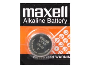 Maxell AG12 LR43 186 L1142 SG12 386 LR114 Pila Batteria Mercury Free 0 Hg 1.5V - Bild 1 von 1