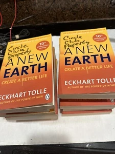 Lot of 11 -New Earth: Create a Better Life by Tolle, Eckhart -Used for book club - Imagen 1 de 6