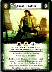 L5R CCG TDoW The Dead of WInter Moshi Kalani (Exp) - Picture 1 of 1
