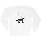 'Fox and the moon' Adult Sweatshirt / Sweater / Jumper (SW040278)