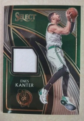 2019-20 Panini Select ENES KANTER NBA Celtics GW WHITE JERSEY Swatch! FREE S&H!! - Image 1 of 2