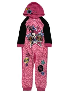 LOL Surprise Girls Pink Free Stylin Blanket Sleeper Union Suit Pajamas 6 - Picture 1 of 1