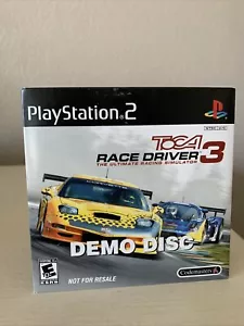 Disco de demostración TOCA Race Driver 3 no para reventa Codemasters PlayStation 2 disco como nuevo - Imagen 1 de 10